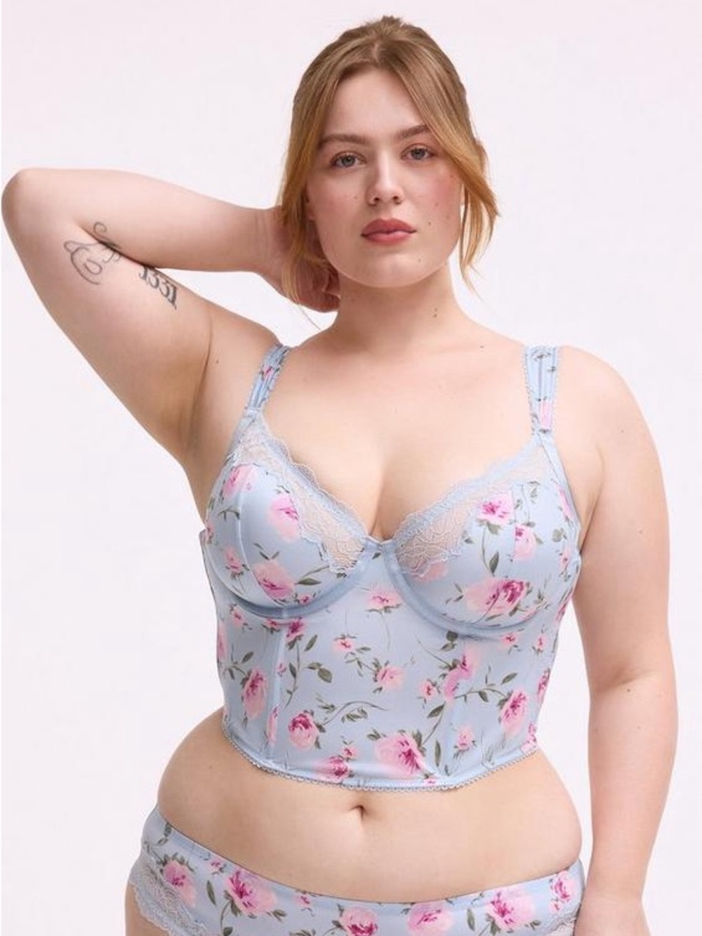 Torrid Printed Satin Bustier NWT Size 0X